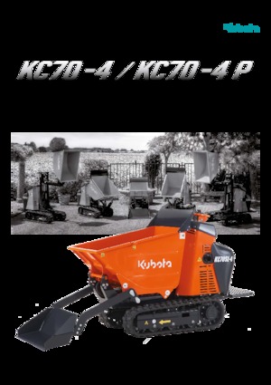 Lánctalpas dömperek Kubota KC70-4