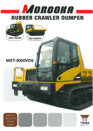 Lánctalpas dömperek Morooka MST 1500 VD