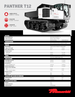 Lánctalpas dömperek Prinoth Panther T12