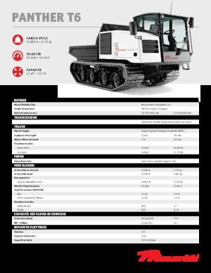 Lánctalpas dömperek Prinoth Panther T6