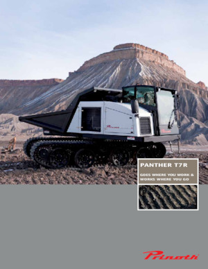 Lánctalpas dömperek Prinoth Panther T7R