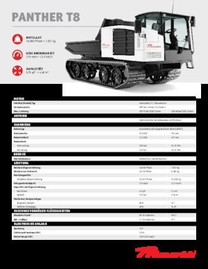 Lánctalpas dömperek Prinoth Panther T8