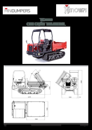 Lánctalpas dömperek Hinowa TX2500
