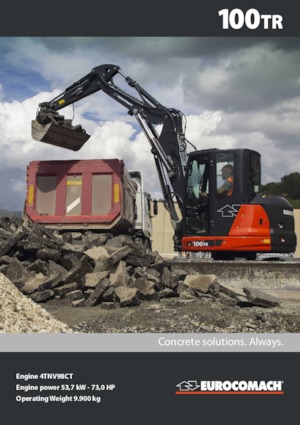 Lánctalpas kotrók Eurocomach 100 TR