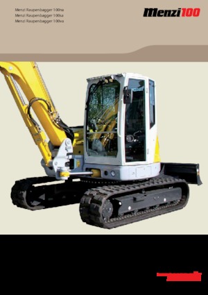 Lánctalpas kotrók Menzi 100na