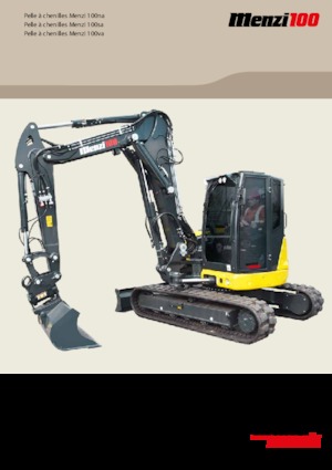 Lánctalpas kotrók Menzi 100na