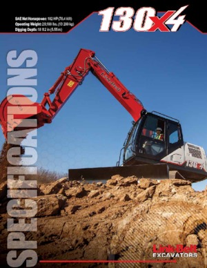 Lánctalpas kotrók Link-Belt 130 X4