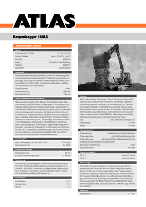 Lánctalpas kotrók Atlas 160 LC