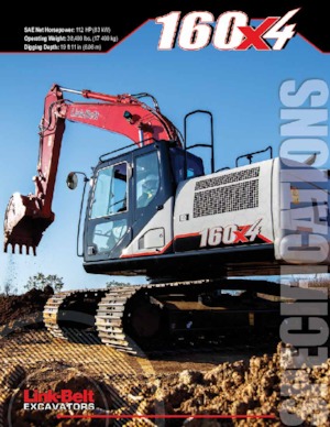 Lánctalpas kotrók Link-Belt 160 X4