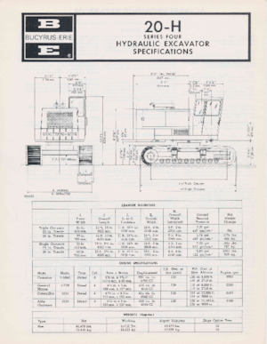 Lánctalpas kotrók Bucyrus 20-H