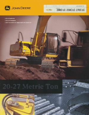 Lánctalpas kotrók John Deere Construction 200C