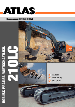 Lánctalpas kotrók Atlas 210 LC