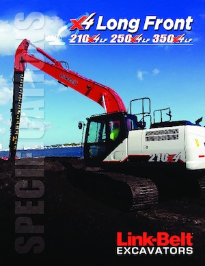 Lánctalpas kotrók Link-Belt 210 X4 Long Front 