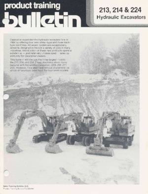 Lánctalpas kotrók Caterpillar 214