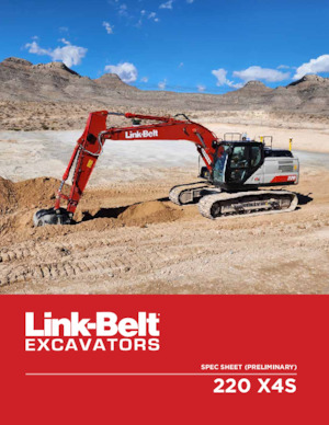 Lánctalpas kotrók Link-Belt 220 X4S