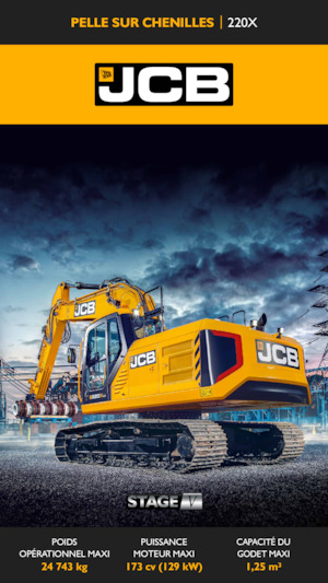 Lánctalpas kotrók JCB 220X