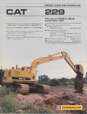 Lánctalpas kotrók Caterpillar 229