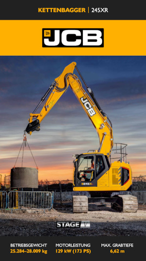 Lánctalpas kotrók JCB 245XR