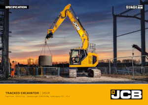 Lánctalpas kotrók JCB 245XR