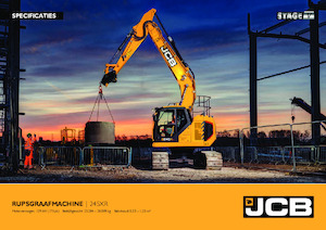Lánctalpas kotrók JCB 245XR