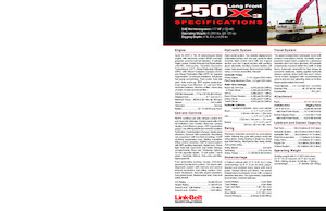 Lánctalpas kotrók Link-Belt 250 X3 Long Front