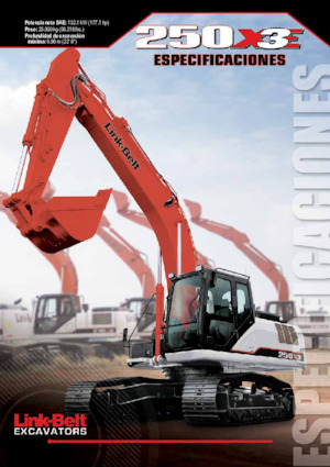 Lánctalpas kotrók Link-Belt 250 X3E