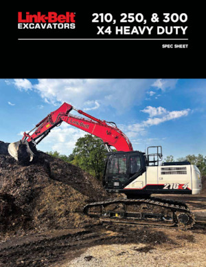 Lánctalpas kotrók Link-Belt 250 X4 Heavy Duty