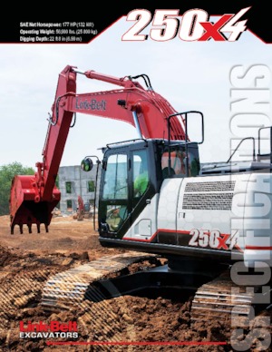 Lánctalpas kotrók Link-Belt 250 X4