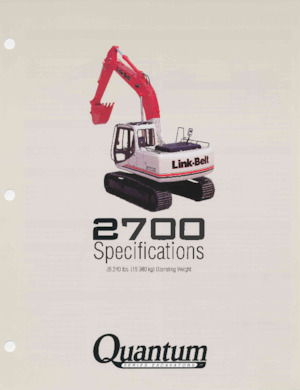 Lánctalpas kotrók Link-Belt 2700