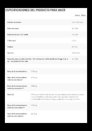 Lánctalpas kotrók Caterpillar 306 CR