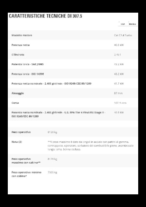 Lánctalpas kotrók Caterpillar 307.5