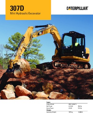 Lánctalpas kotrók Caterpillar 307D