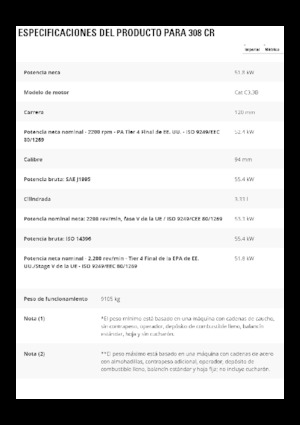 Lánctalpas kotrók Caterpillar 308CR