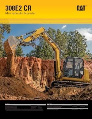 Lánctalpas kotrók Caterpillar 308E 2 CR