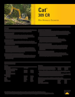 Lánctalpas kotrók Caterpillar 309 CR