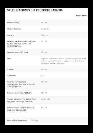 Lánctalpas kotrók Caterpillar 310
