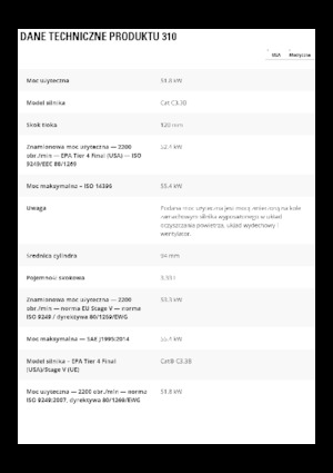 Lánctalpas kotrók Caterpillar 310