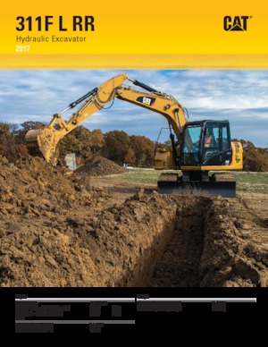 Lánctalpas kotrók Caterpillar 311 F L RR