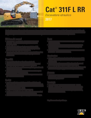 Lánctalpas kotrók Caterpillar 311 F L RR