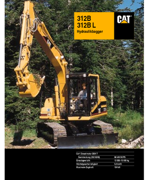 Lánctalpas kotrók Caterpillar 312 B L