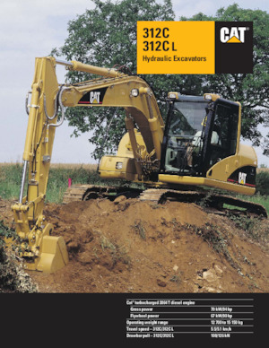 Lánctalpas kotrók Caterpillar 312C L