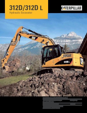 Lánctalpas kotrók Caterpillar 312D