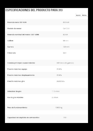 Lánctalpas kotrók Caterpillar 313