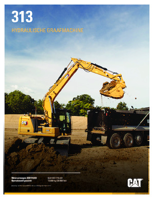 Lánctalpas kotrók Caterpillar 313