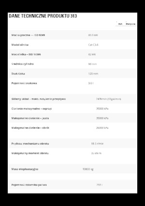 Lánctalpas kotrók Caterpillar 313