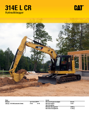 Lánctalpas kotrók Caterpillar 314E LCR