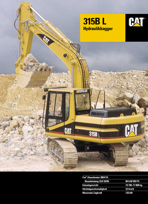Lánctalpas kotrók Caterpillar 315 B L Mono