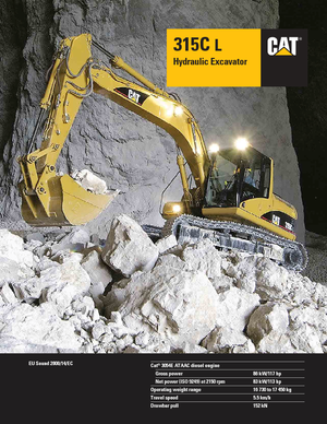 Lánctalpas kotrók Caterpillar 315 C L