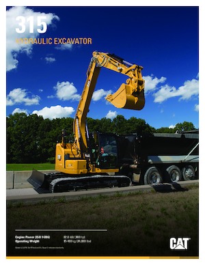 Lánctalpas kotrók Caterpillar 315