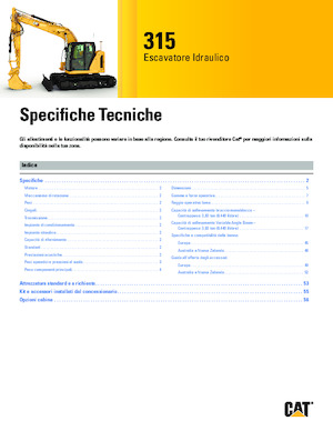 Lánctalpas kotrók Caterpillar 315